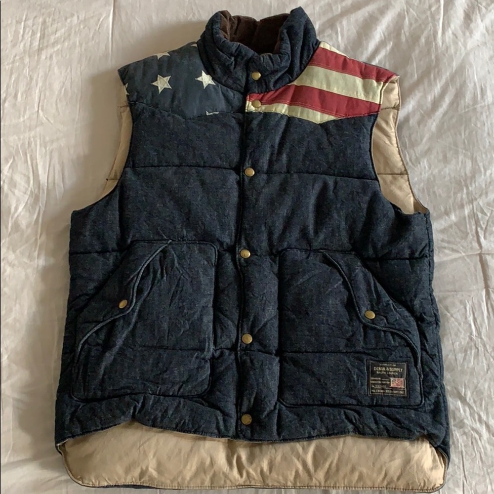 Denim & Supply Ralph Lauren Down Denim Vest